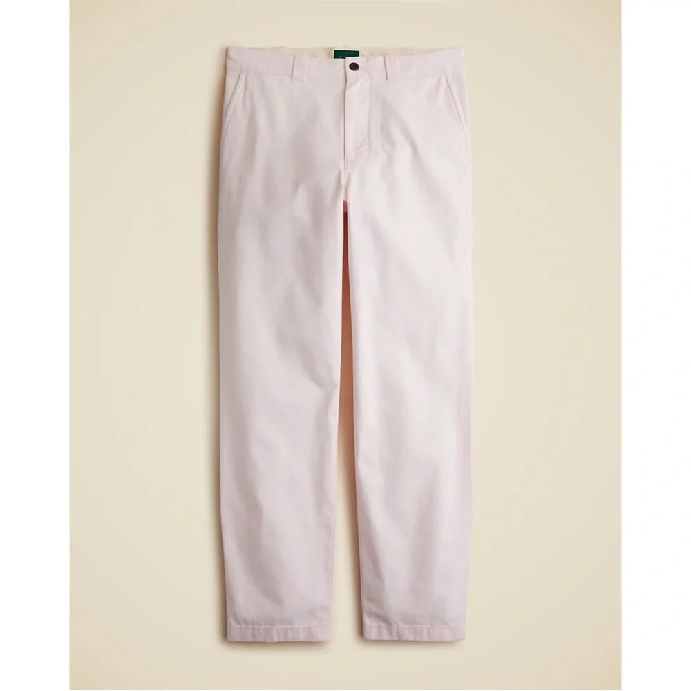 NWT J. Crew Classic Trouser Canvas Shell Pink